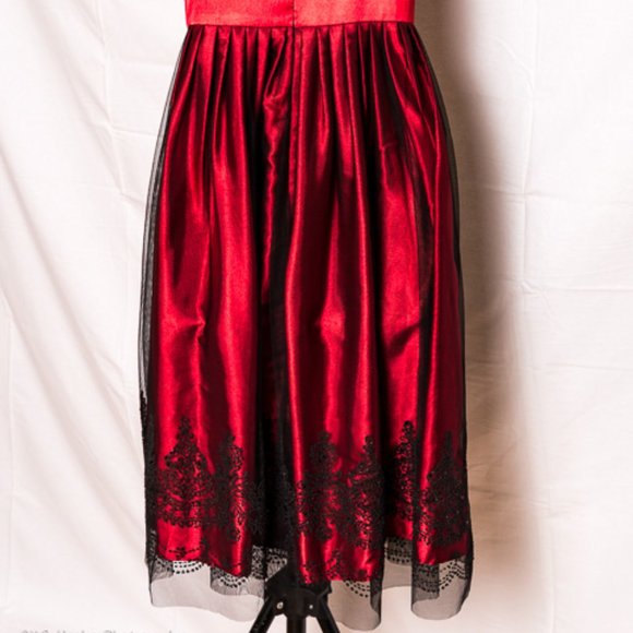 Davids Bridal Mid Length Sleeveless Dress NWOT - Picture 6 of 9